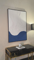 Flow of Calm Modern Wall Art ( 32 x 47 Inches )
