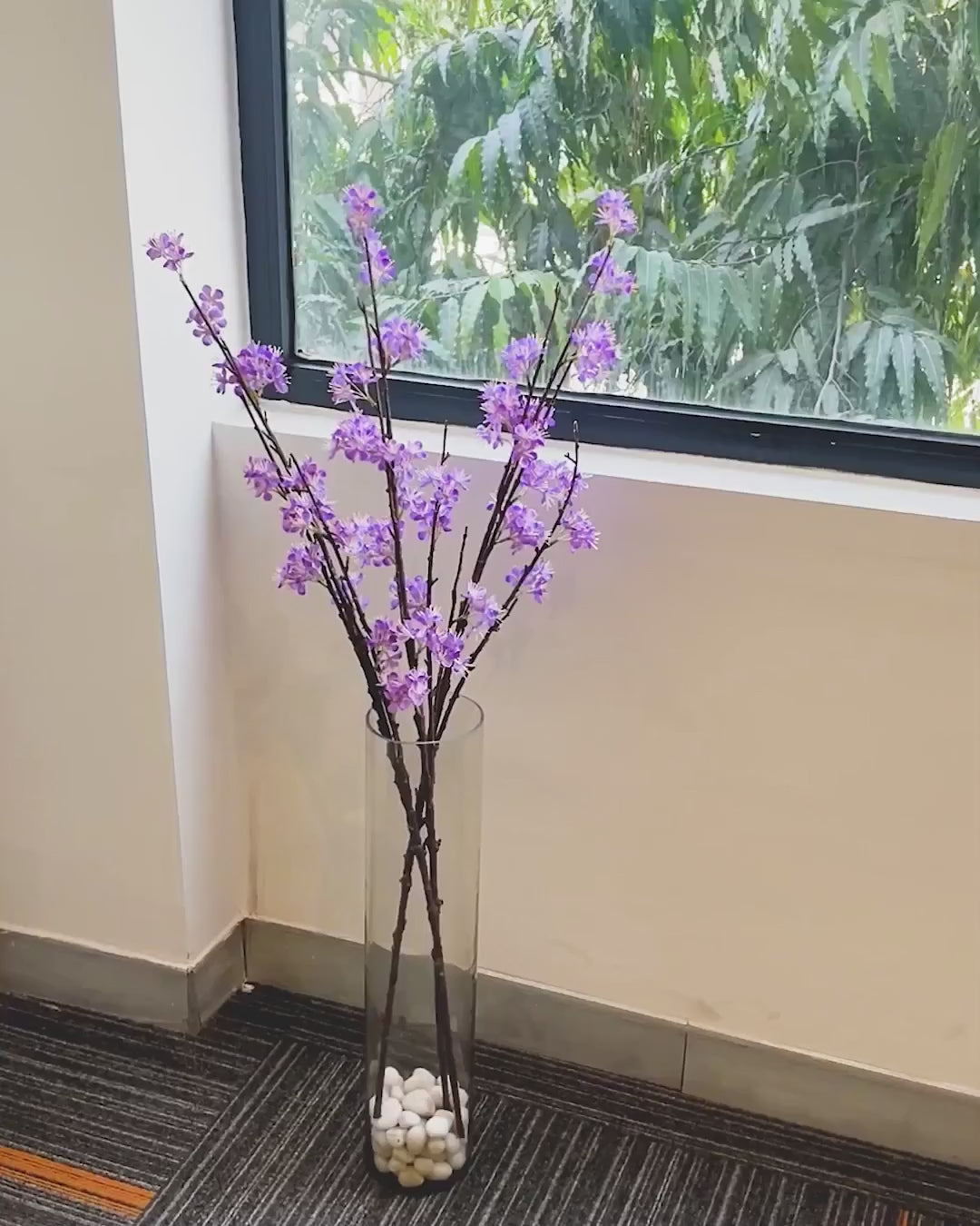 Blush Bloom Cherry Blossom Artificial Stem (Single Stem Only)