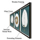Dazzling Display Wall Decoration Shadow Box - Set of 3