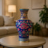 Palace Bloom Radiance Vase & Item for Home Decoration - Blue