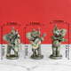 Rhythmic Tuskers Home Decoration Showpiece Set of Three