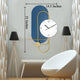 Coastal Comfort Metal Wall Clock