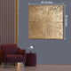 Golden Mirage Metal Art Wall Decoration