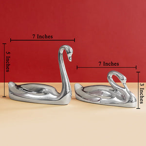 Tempest Tranquil Home Decoration Showpiece - Silver