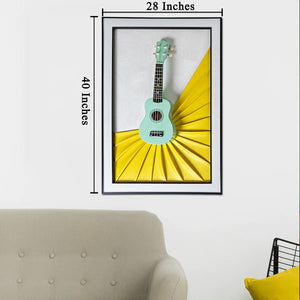 Athletic Euphoria Shadow Box Wall Decoration Piece - Light Green