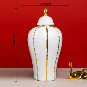 Elysian Garden Decorative Vase And Showpiece - Big
