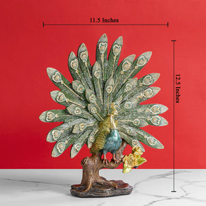 Exquisite Plumage Home Decoration Showpiece