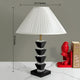 Slique English Stainless Steel Crystal Lamp  with shade