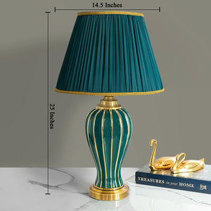 Serene Glow Ceramic Table Lamp