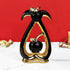 Opulence Harmony Ceramic Showpiece for Table - Medium (Black)