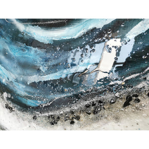 Mystic Aurora Resin Art Wall Painting for Home