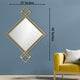 Golden Grandeur Decorative Mirror For Living Room