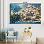 Amalfi Coast Framed Canvas Wall  Art