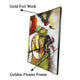 The Splendid Bouquet 100% Hand Painted Wall Painting (With Outer Floater Frame)