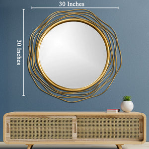Luxe Reflection Designer Wall Mirror