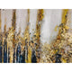 Golden Elegance Resin Art Wall Painting