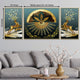 Danville Alluring Reindeers Framed Canvas Print