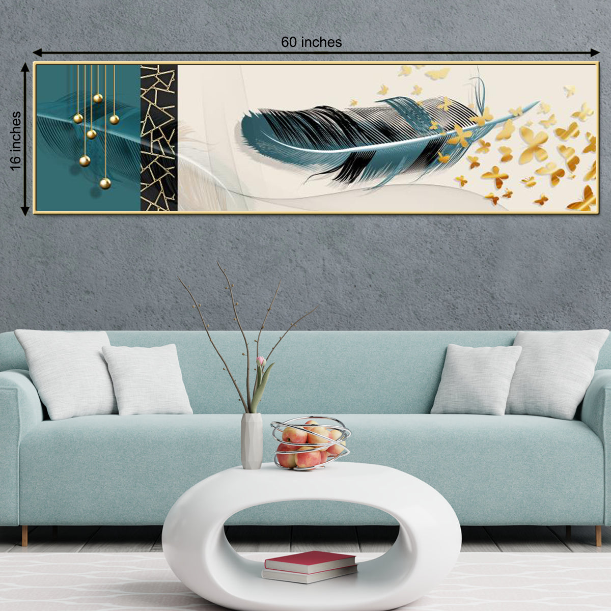 Dover Solitary Framed Canvas Print
