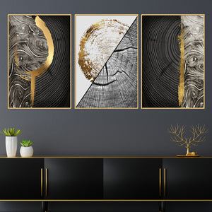Beaufort Royale Framed Canvas Print - Set of 3
