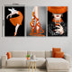 Elegance Personified Framed Canvas Print Set of 3
