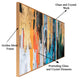 Sunset Breeze Framed Crystal Glass Painting - Set of 3