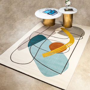 Glaze Abstract Beauty Floor Rug ( 5 X 7.5 Feet )