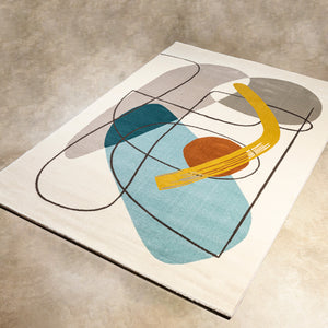 Glaze Abstract Beauty Floor Rug ( 5 X 7.5 Feet )