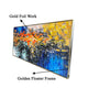 Beauty in Abstraction  100% Hand Painted Wall Painting (With outer Floater Frame)