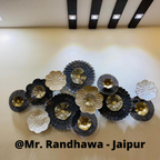 Curtain of Sea Shells Metal Wall Art Panel
