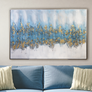 A Beautiful Abstract Melting Pot 100% Hand Painted Wall Painting