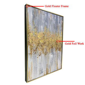 Passage of Time Passing 100% Hand Painted Wall Painting (With outer Floater Frame)