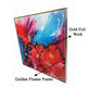 The Hues of Spring 100% Hand Painted Wall Painting (With outer Floater Frame)