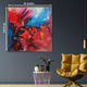 The Hues of Spring 100% Hand Painted Wall Painting (With outer Floater Frame)
