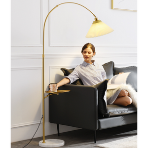 The Bay Area Arc Shaped Floor Lamp and Accent Table