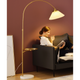 The Bay Area Arc Shaped Floor Lamp and Accent Table