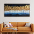 Woodland Artistry Hand painted Wall Art (With Outer Floater Frame) (28 x 56 Inches)