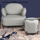 Zorin Accent Lounge Chair & Poof (Pistachio) - Scandinavian Design Series