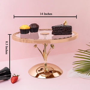 Golden Orchid Serveware and Cake Stand