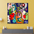 Ethiopian inspired Framed Canvas Wall Art