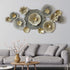 Golden Chestnut Metal Wall Decor Art