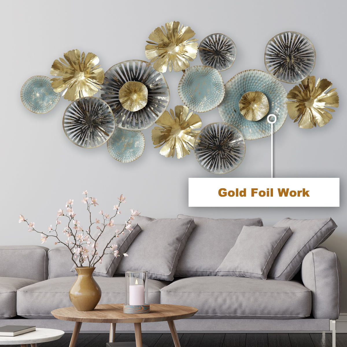 Metal Wall Art For Living Room Modern