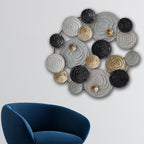Muscat Circular Discs Metal wall Wall Art