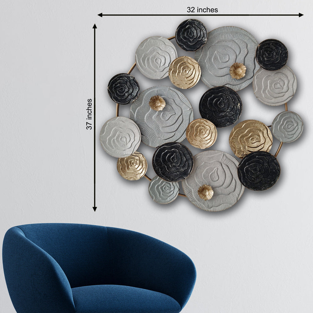 Muscat Circular Discs Metal wall Wall Art