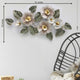 Madison Floral Affair Gold Foil Work Metal Wall Art