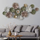 The Floral Ecstasy Metal Wall Art - Gold Foil Work