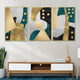 Love in abstraction Framed Canvas Print Set of 3