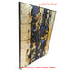 Vougish Grunge  100% Hand Painted Wall Painting (With outer Floater Frame)