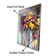 The Artist's Garden Nature 100% Hand Painted Wall Painting (With outer Floater Frame)
