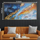 Intoxicating Splendor100% Hand Painted Wall Painting (With outer Floater Frame)