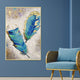 Feathers in Flight Framed Canvas Print